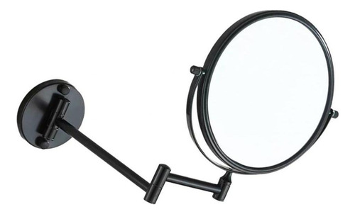 Black Front And Back Swivel Wall Mount Mirror