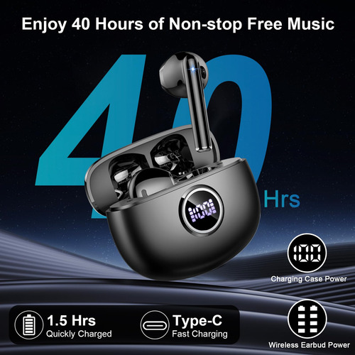 Auriculares Inalámbricos Motost Bluetooth 5.3 Stereo Bass 40