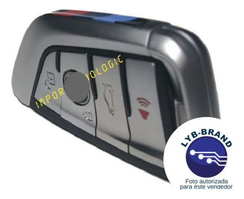 Carcasa Llave Alarma Inteligente Para Bmw X3 2019 4 Botones