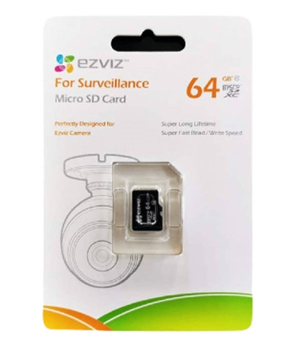 Memoria Micro Sd / 64gb / Cs-cmt-cardt64g / Ezviz