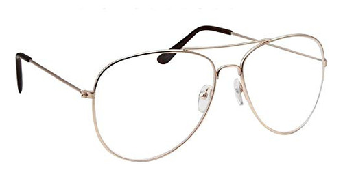 Webdeals - Lens Claro Aviator Eyeglasses Classic 9jjst