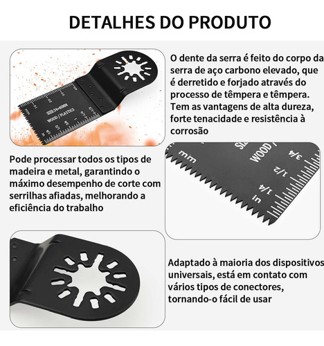 Kit 24 Pçs Acessórios Multi Ferramenta Oscilante Universal