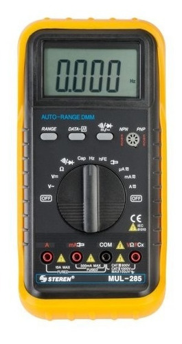 Multímetro digital Steren Audible Auto Continuity Range