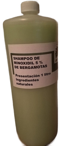 Shampoo Minoxidil 5% Con Bergamota