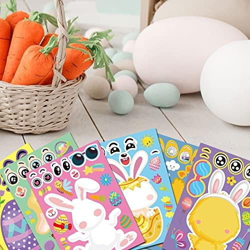 Aweelon 36 Pegatinas De Pascua Para Niños, Haz Tu Propia Peg