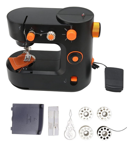 Mini Máquina De Coser Doméstica, 16 Puntadas, Multifuncional