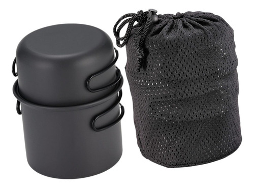 Pot De Sopa De Campamento Sin Estribo Con Bolsa De Malla Pot