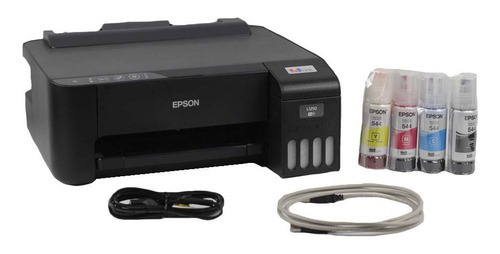 Impressora Sublimática Epson L1250 Com Tintas Sublimáticas Color Negro 110V/220V