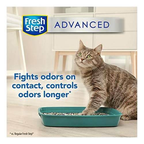 Fresh Step Advanced Clean Paws Clumping Cat Litter, Low