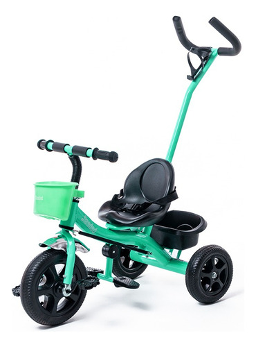 Triciclo Bebesit Sl-1701-a C/manija Empuje Verde