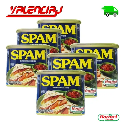 2 Jamón De Cerdo Spam Enlatado