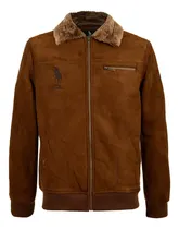Comprar Chamarra Caballero Aviadora Hpc Polo Tipo Gamuza