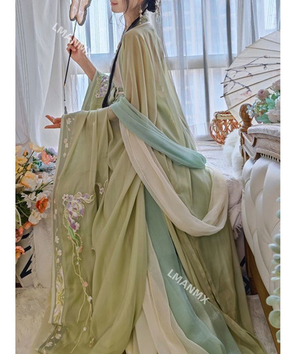 Conjunto Hanfu Hanfu Tradicional De Talla Grande Para Mujer