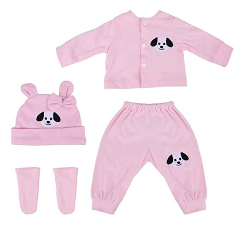 Kaydora Reborn Baby Doll Clothes, 4 Piezas Suit, N198s