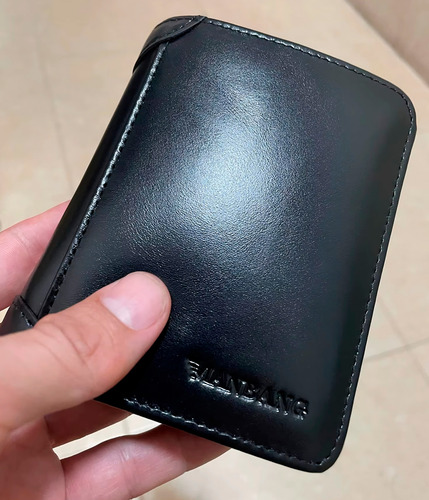 Manbang Cartera De Estilo Clásico Billetera De Cuero Genuino