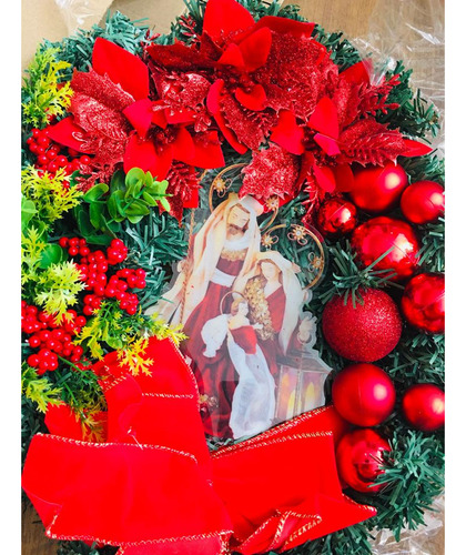 Guirnalda Decorativa Colgante De Puerta De Navidad Con