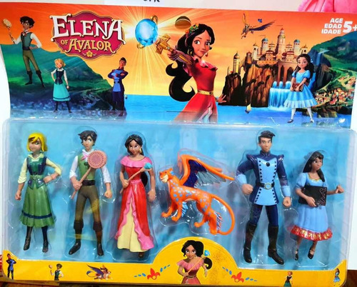 Playset Figuras Muñecos Elena De Avalor 13cm Ideal Tortas!