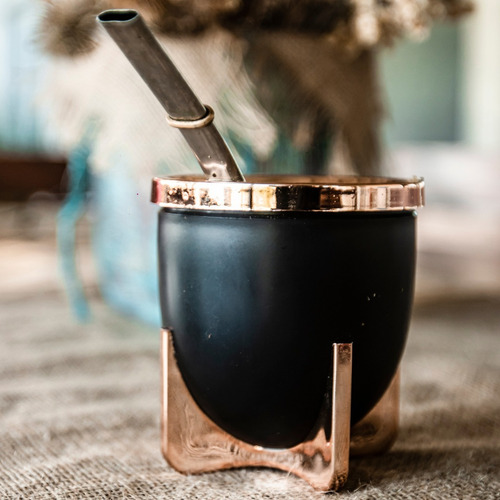 Mate Térmico Con Bombilla Acero Inoxidable Pura Litoral