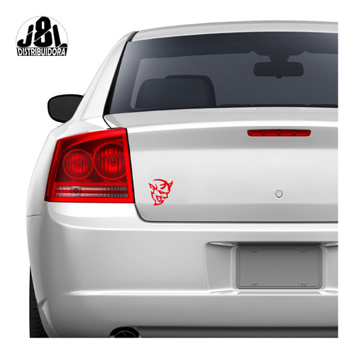 Stickers Calcomanias Diablo Rojo 2pz