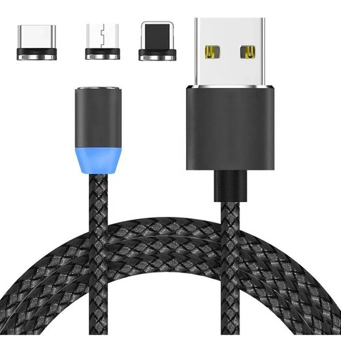 Cable Usb Magnetico 3 En1