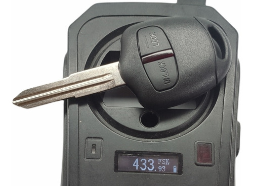 Beatie Carcasa de llave mando a distancia   2 Botón para Mitsubishi L200 Shogun 06 años Plus Tard de la llave de mando a distancia   Chip ID46 433 mhz