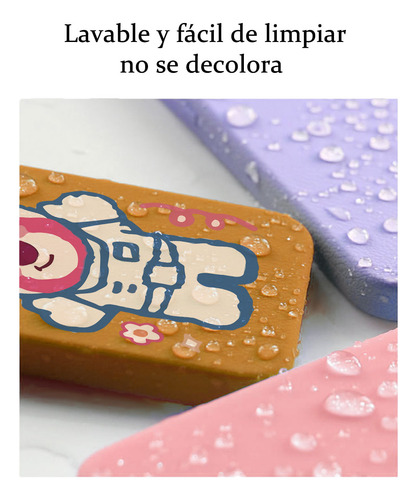 Funda Para Celular Oso Rosa Astronauta Dibujo Tierno Plateado Iphone Xr