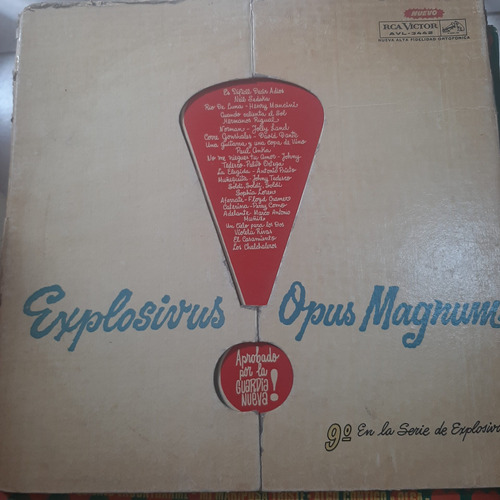 Vinilo Explosivus Opus Magnum 9º En La Serie Cp2