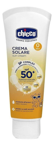 Protector Solar Crema Chicco Bebe Spf 50+ 75ml Watter Res