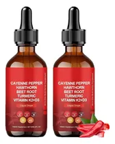 Comprar 2 Gotas De Pimienta De Cayena, 60 Ml De Pimienta De Cayena C