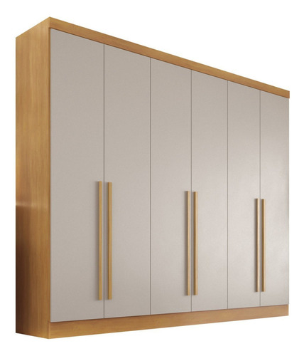 Guarda Roupa Casal 6 Portas 6 Gavetas Gramado 100% Mdf