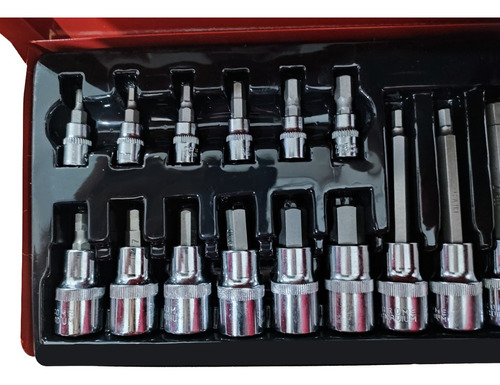 Set Dados Allen Largo Y Corto 1/2 1/4 18 Piezas