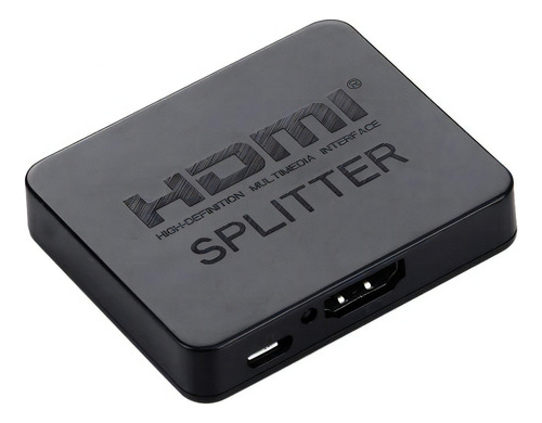 Adaptador HDMI de 1 HDMI macho a 2 HDMI machos Splitter SM-F7805 negro
