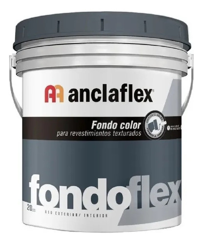 Latex Base Revestimiento Fondoflex 20lts Colores - Imagen