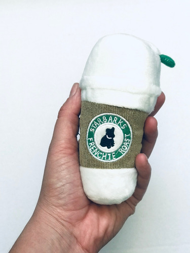 Imagem 2 de 4 de Brinquedo Para Cachorros Pelucia Starbarks Branco Pq