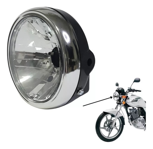 Farol Completo Suzuki Yes 125 Modelo Original Gratis Lampada