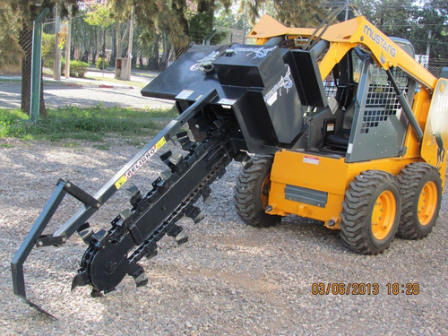 Zanjadora 1200 Hidrobull- Implemento Minicargadora Bobcat