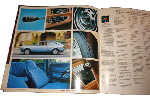 Chevrolet Chevette 1981 Catalogo De Venta Original (Usado)