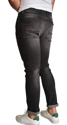 Imagen 5 de 8 de Pantalón Skinny Hombre Mezclilla Gris 147 Sherman Morgan