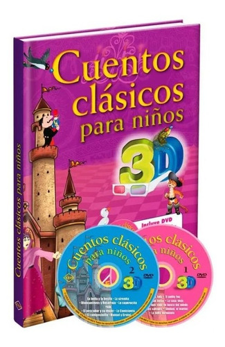 Libro Pasta Dura Cuentos Clásicos Para Niños En 3d