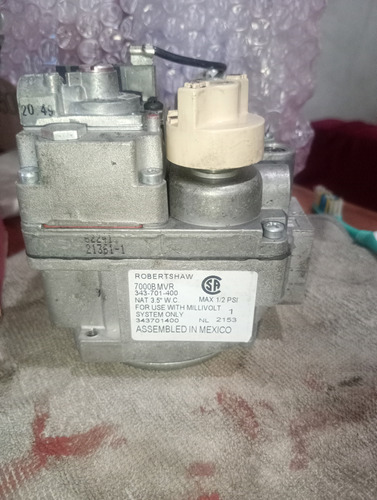 Válvula De Gas Robert Shaw 7000bmvr Para Freidora Aceite