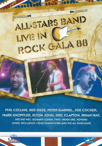 Dvd - All Stars Band Live In Rock Gala 88