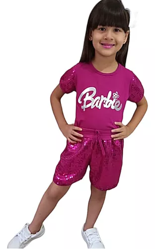 Roupa/conjunto menina infantil Blogueira Barbie