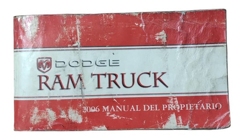 Manual De Usuario Físico Dodge Ram Usado 