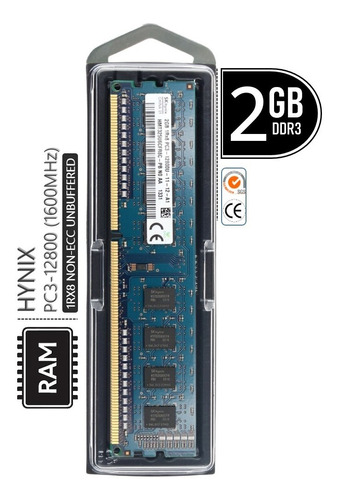 2gb Ddr3 1600mhz Single Rank 1.5v 240-pin Desktop Memory