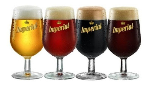 4 Vasos Copas De Cerveza Imperial 500 Ml Originales Envios