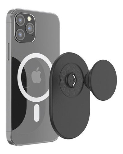 Imagen 2 de 2 de Popsockets Magsafe Originales Soporte Selfie Magnético Negro
