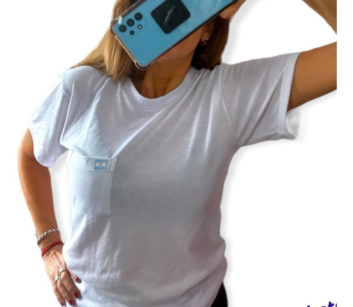 Imagen 6 de 9 de Remera Blanca Argentina Mundial Unisex S Al Xl