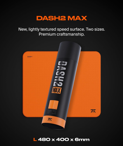 Almohadilla De Ratón De Juego Fnatic Max Dash2 L Pro, Superf