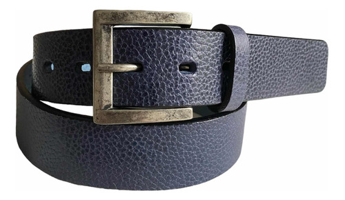 Cinturón Azul Graneado 100% Cuero