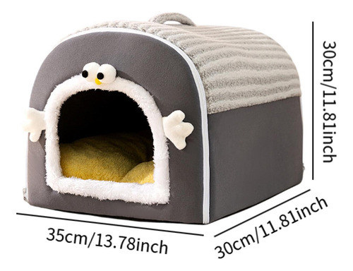 Casa Portátil Para Perros 2 En 1, Cama Para Perros Y S